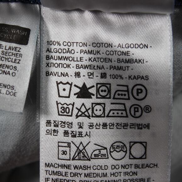 Levi’s 501 Jeans Mens 36x34 Blue Straight Button Fly Rigid - Picture 10 of 11